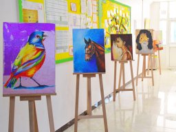 MIS Students Art display